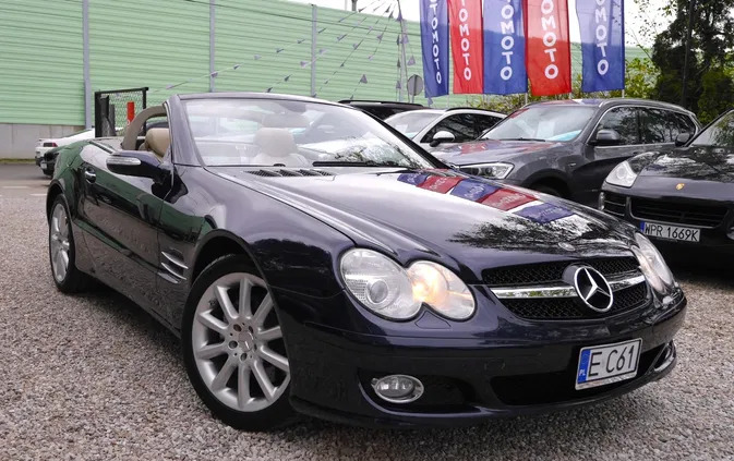 mercedes benz Mercedes-Benz SL cena 89950 przebieg: 106716, rok produkcji 2007 z Ziębice